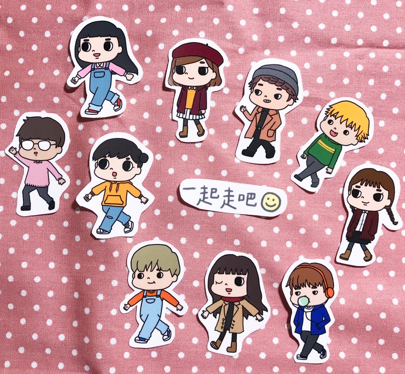 Sticker / go together
