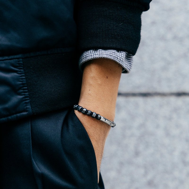 【Montagne】Nouvelle | Screw | 拉長石手鍊 - 手鍊/手環 - 水晶