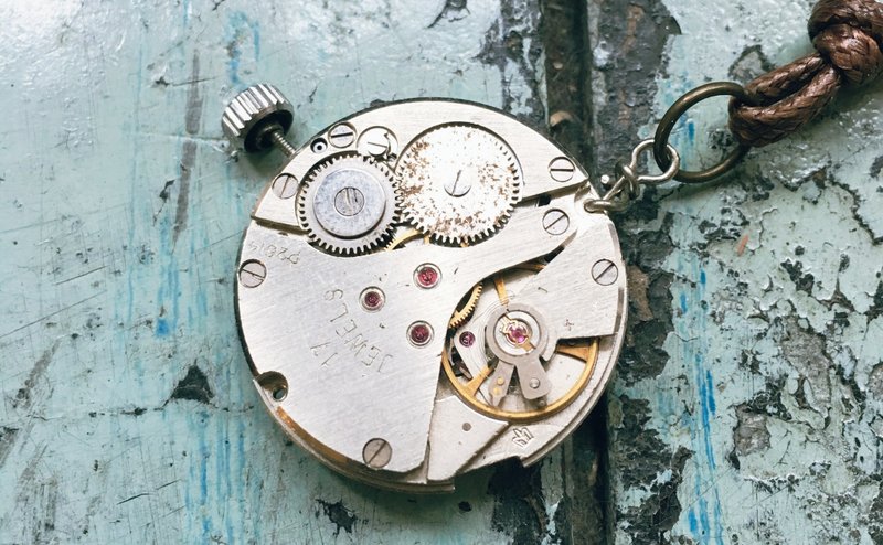 Frozen Time | mechanical watch movements necklace