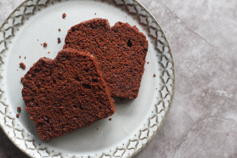 Home-made pound cake juniper chocolate pound cake