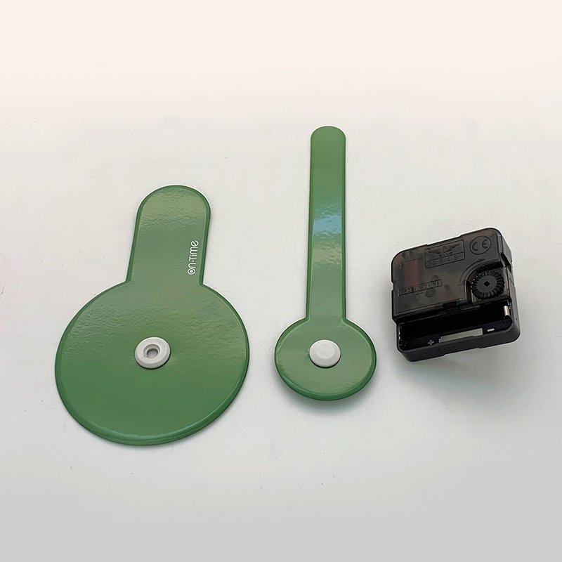 Spare Part Clock Sweep Movement and Clock Hand V1MH Pine Green - 時鐘/鬧鐘 - 鋁合金 綠色