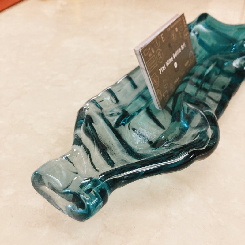 Johnny Walker Blue label約翰走路藍牌 原瓶名片架 收納 - 名片架/名片座 - 玻璃