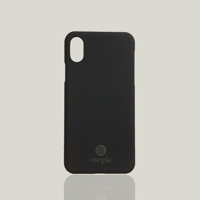Enepic Minimalist LOGO Plastic Back Cover ‧ Matte Black ‧ iPhone X/XS ‧ 5.8"