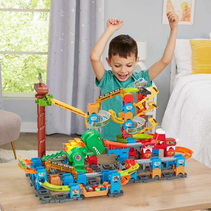 Vtech 智能滾球積木建構軌道組-恐龍樂園 - 寶寶/兒童玩具/玩偶 - 塑膠