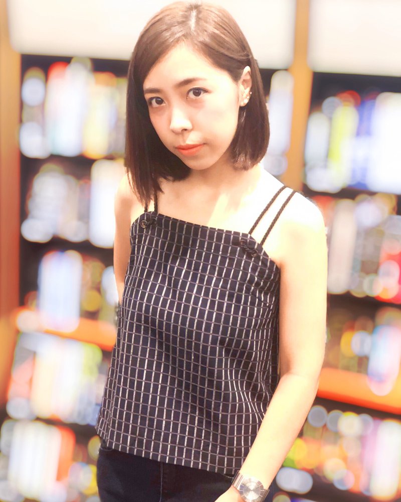 Cami Black Rope