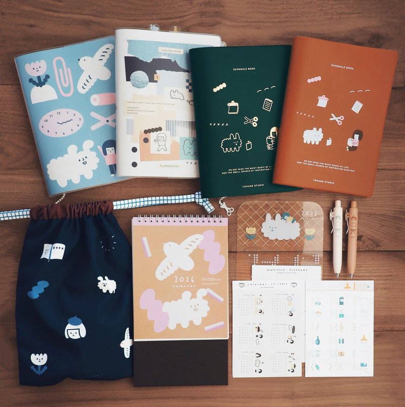 \ 十月底前 8折 / 手帳新品 全套組 - 筆記本/手帳 - 紙 多色