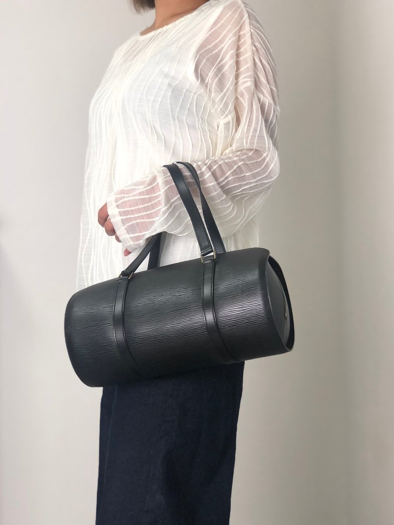 【 日本直送 名牌中古包 】LOUIS VUITTON ルイヴィトン エピ ハンドバッグ ブラック レザー スフロ vintage ヴィンテージ 6snpey - 手提包/手提袋 - 真皮 黑色
