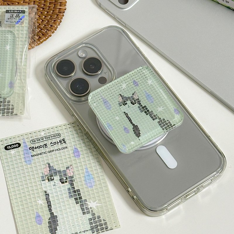Meowmie MagSafe Pop Grip - 手機配件 - 壓克力 灰色