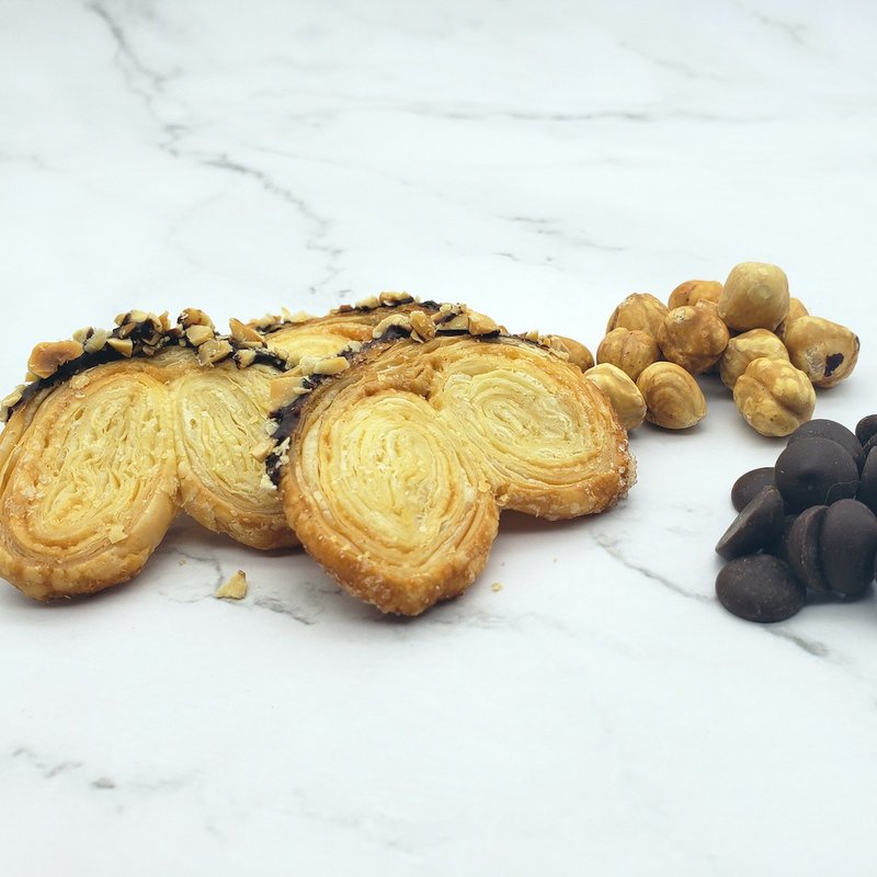 Chocolate Hazelnut Palmier (zip pack) Shop prettypalmiers Handmade