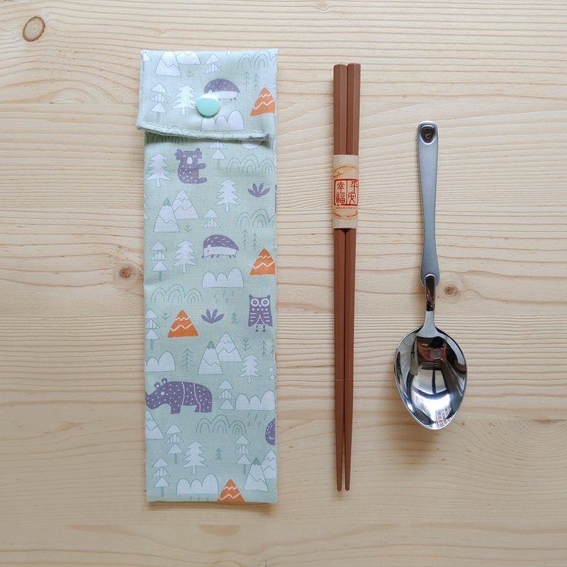 B24 environmental protection tableware set three-piece