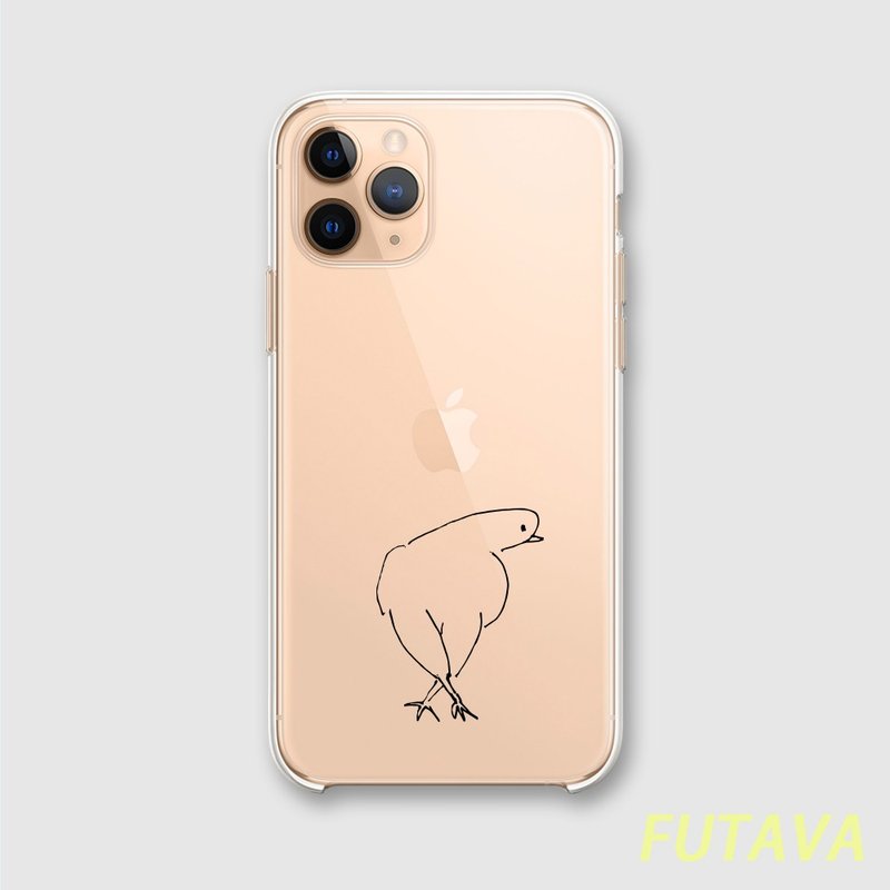 Fingers crossed birds Smart phone case Clear Case Bird Pigeon Parakeet Little b