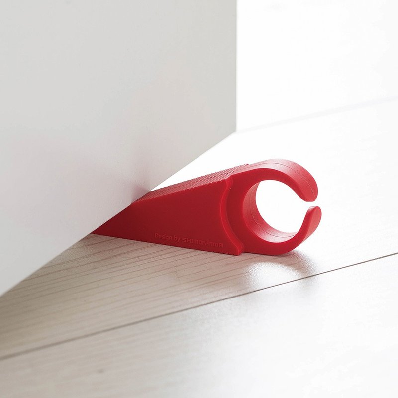 Japan Shuangshan Lightweight Hangable Silicone Non-slip Door Stop-3pcs