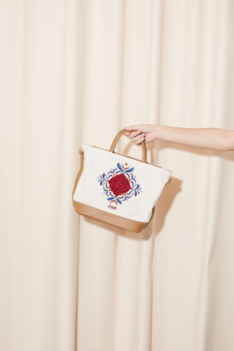 包包 EMBROIDERER BANGKOK-vanessa bag (cream)