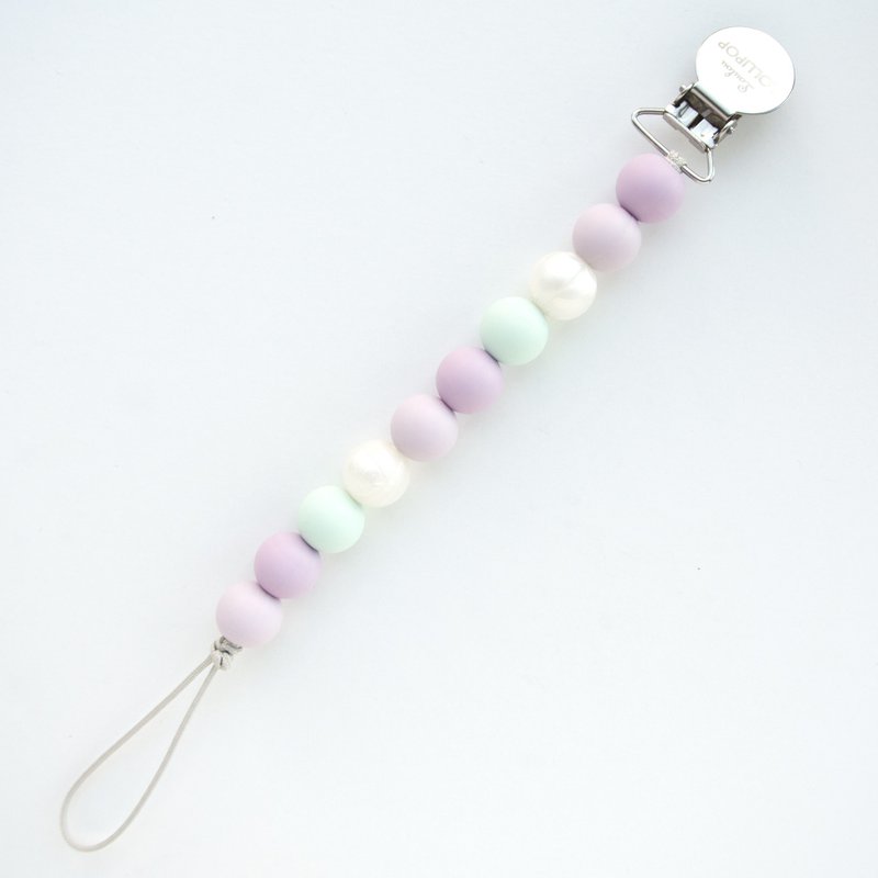Loulou lollipop Canada Infant Fun Beaded Pacifier Chain Clip - Summer Morning Glory