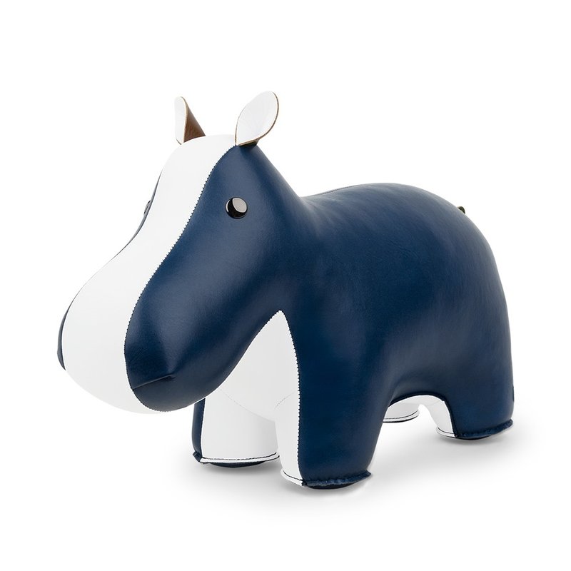 【門擋】河馬 Hippo 皮革動物擺飾 | 入厝禮物 生日禮物  送禮 - 擺飾/家飾品 - 人造皮革 多色