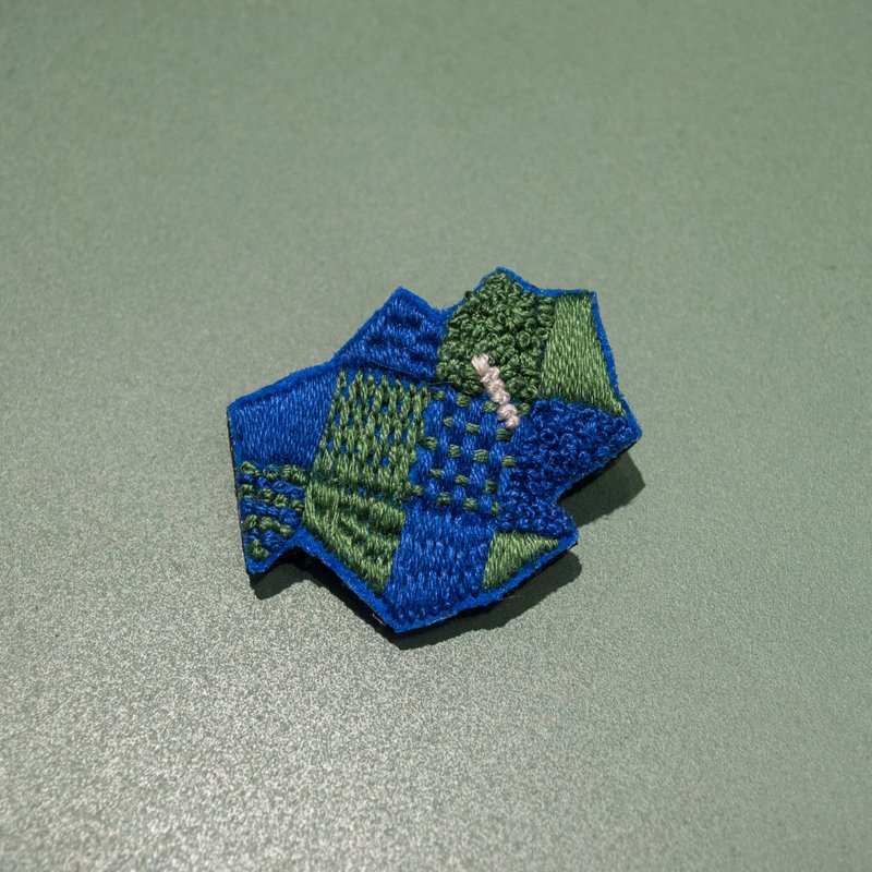 Blooming Bubble Hand Embroidery Pin No.2