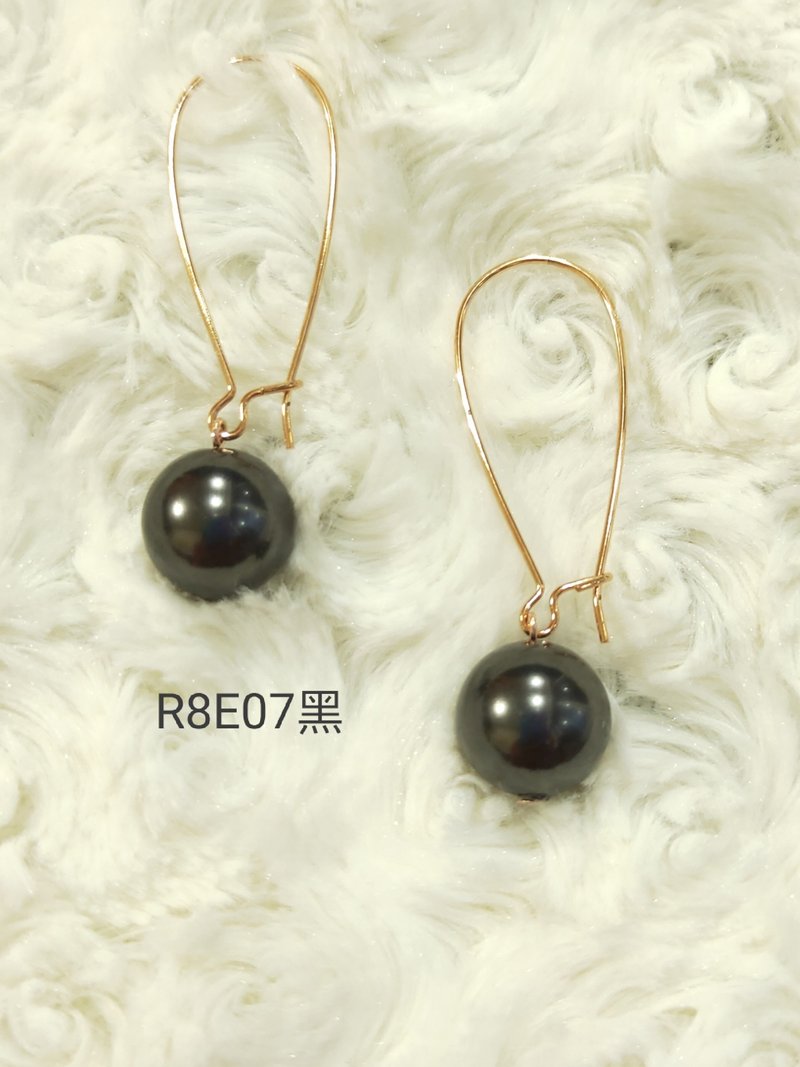 *I am designing*R8E07 Swarovski Crystal Pearl Earrings