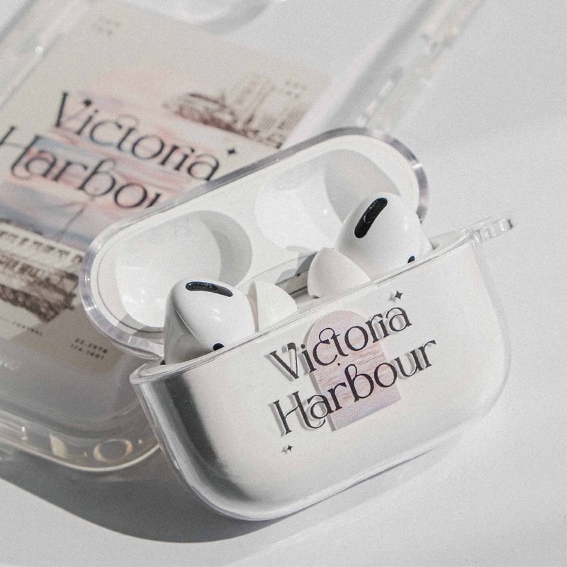 香港品牌 Victoria Habour 透明 AirPods Case - AirPods/耳機保護套 - 塑膠