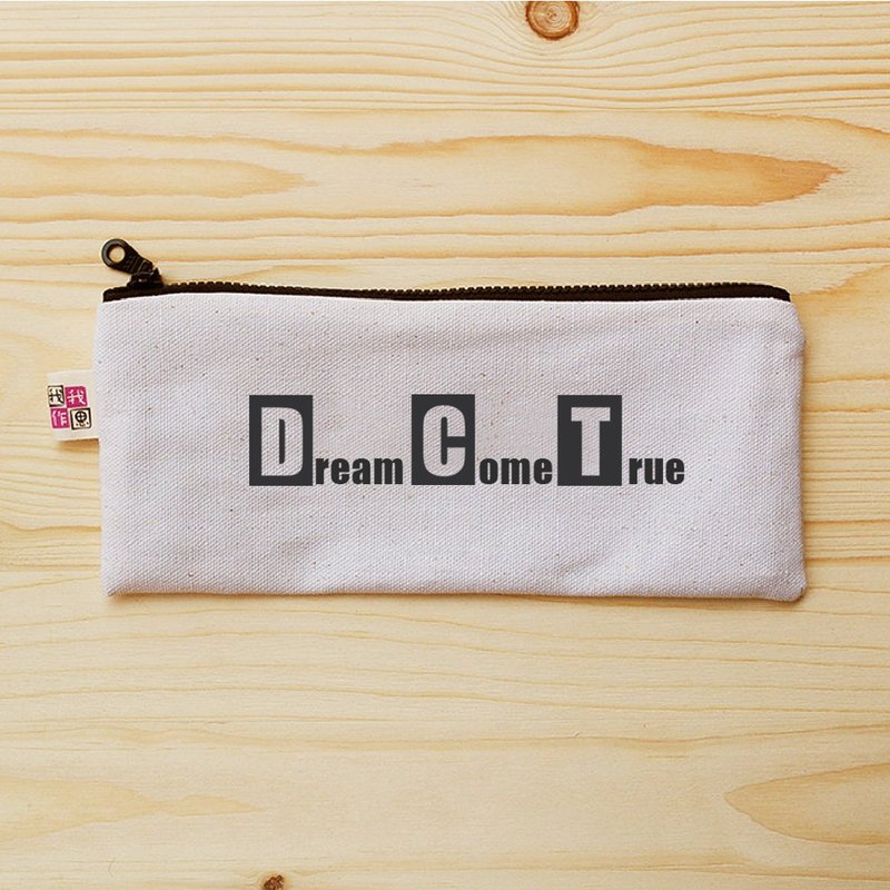 Positive energy flat pencil case _dream come true