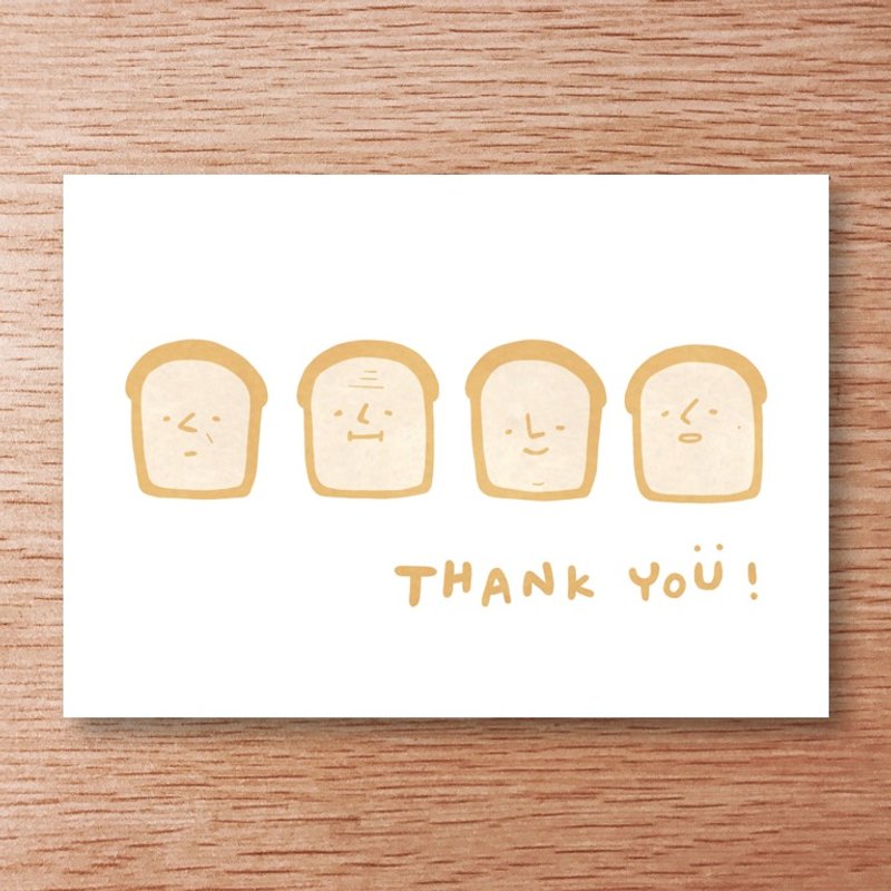 Thanks card - toast
