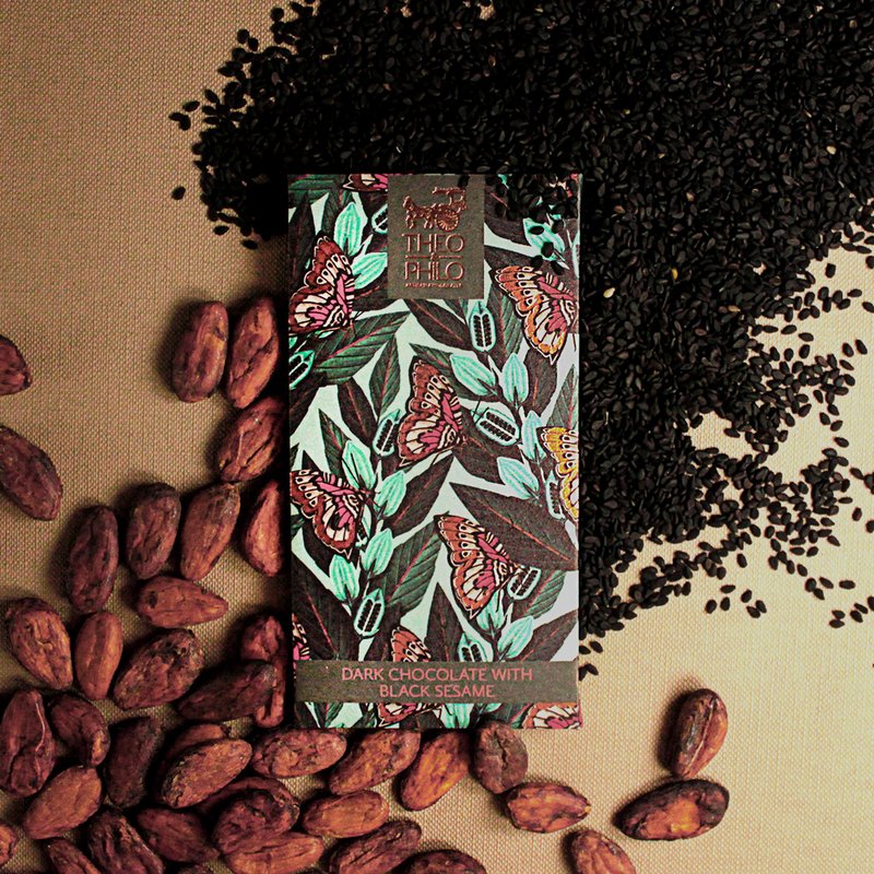 Theo & Philo dark sesame nut dark chocolate