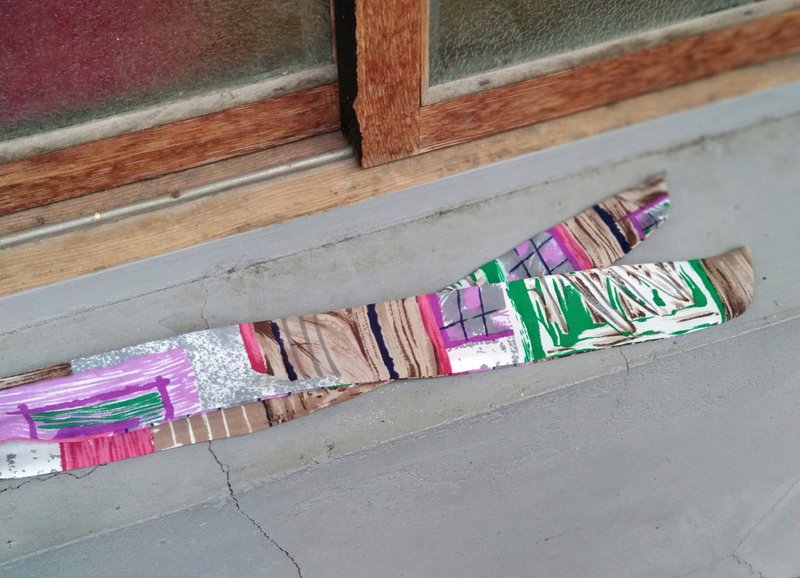 小牛村 手工髮飾 鋁線髮帶 輕薄 復古繽紛【童趣屋村】 - 髮夾/髮圈 - 棉.麻 紫色