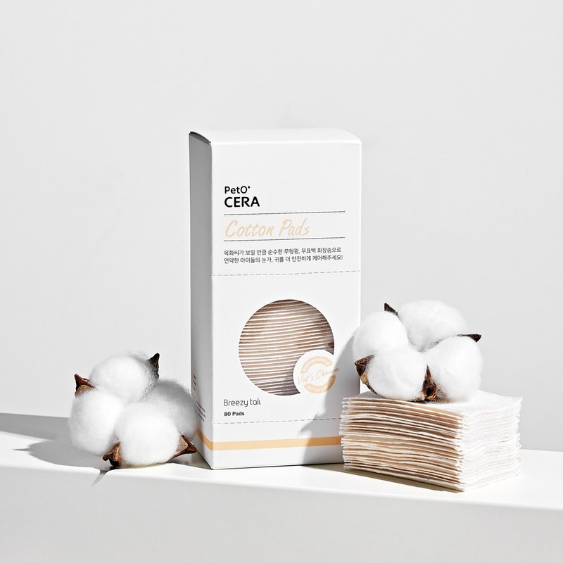 【貓狗用品】Breezytail 肌本呵護-100%天然純棉片 - 其他 - 棉.麻