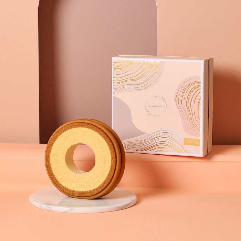 【金格食品】森之圓舞曲年輪蛋糕禮盒 - 蛋糕/甜點 - 其他材質 粉紅色