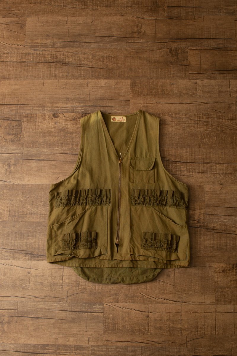 Vintage Hunting Vest 獵裝背心【初戀販賣所】 - 男背心 - 棉.麻