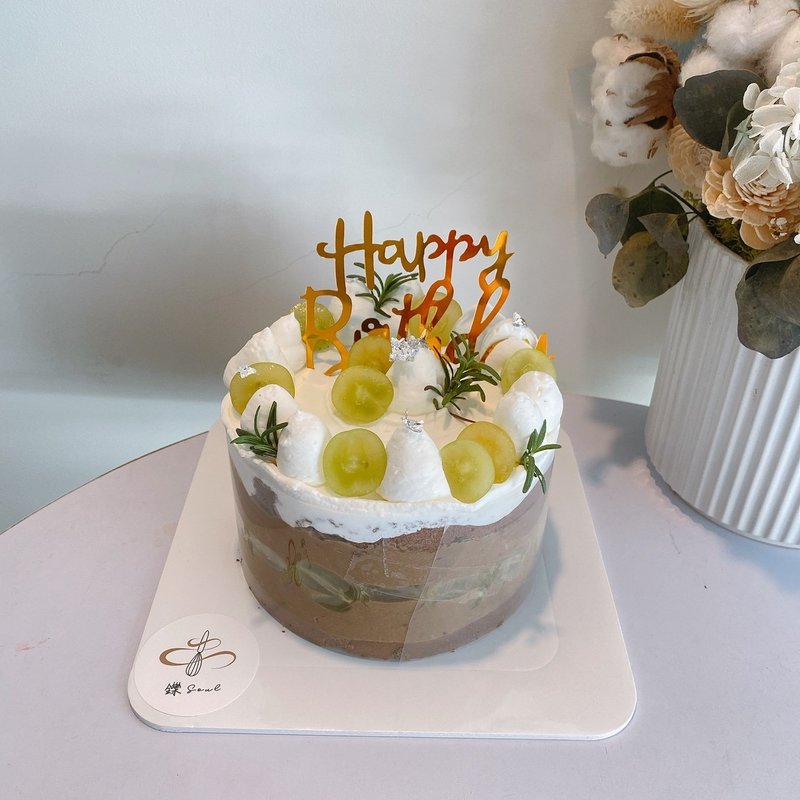 白葡萄慕斯琳蛋糕 公版蛋糕 鑠甜點 生日蛋糕 蛋糕 甜點 紀念日 - 蛋糕/甜點 - 其他材質