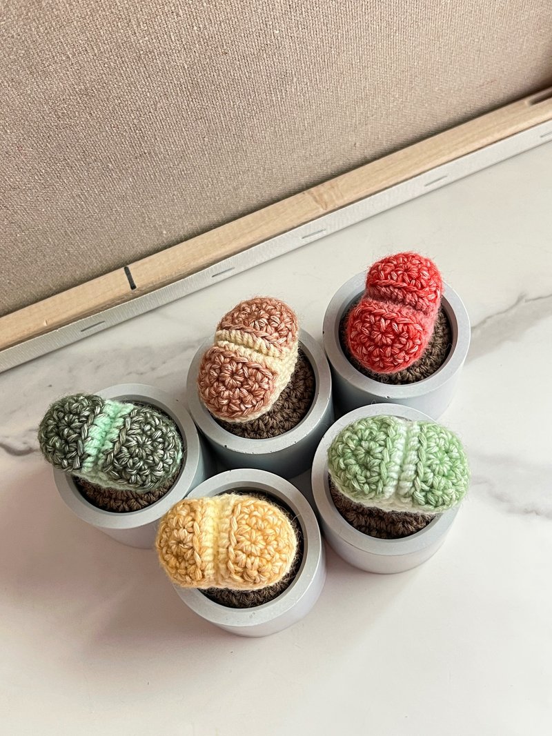 石頭玉擴香盆栽 - 香氛/精油/擴香 - 其他材質 多色