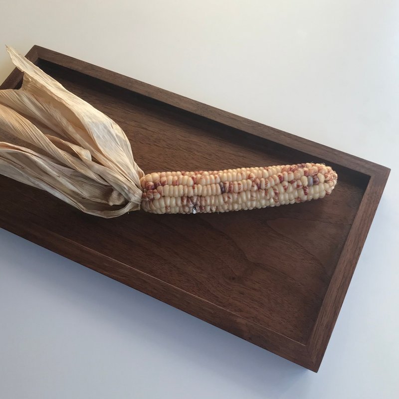 受注制作 ブラックウォルナット のトレイ - 托盤/砧板 - 木頭 咖啡色