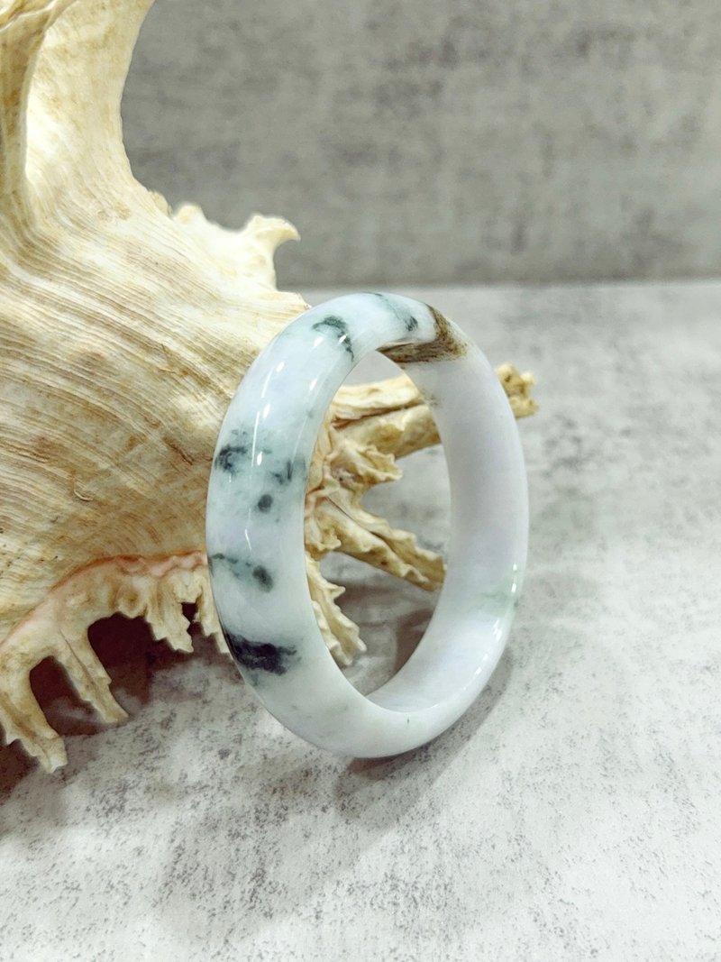 天然玉石手鐲 A貨 花青 天然緬甸翡翠 附鑑定證書 - 手鍊/手環 - 玉石