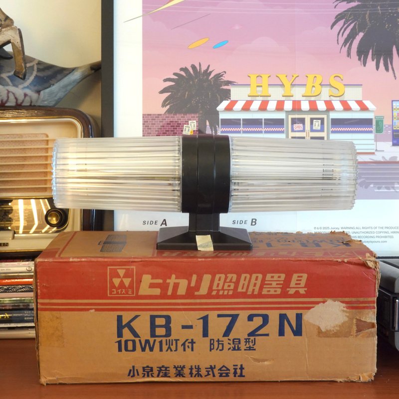 日本 昭和 小泉產業 ヒカリ照明器具壁燈 KN-172N 防濕型 - 燈具/燈飾 - 其他材質 灰色