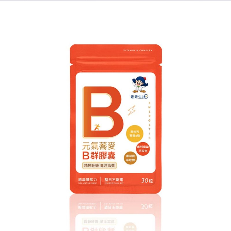 【乖乖生技】元氣充電B群3入組 長效續航 30粒/袋x3入 - 養生/保健食品/飲品 - 其他材質