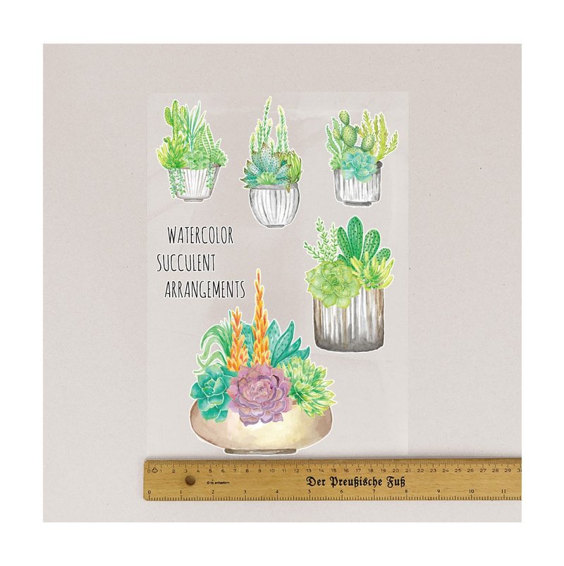 Cloth hot stamping stickers fern potted plants ironing stickers heat transfer