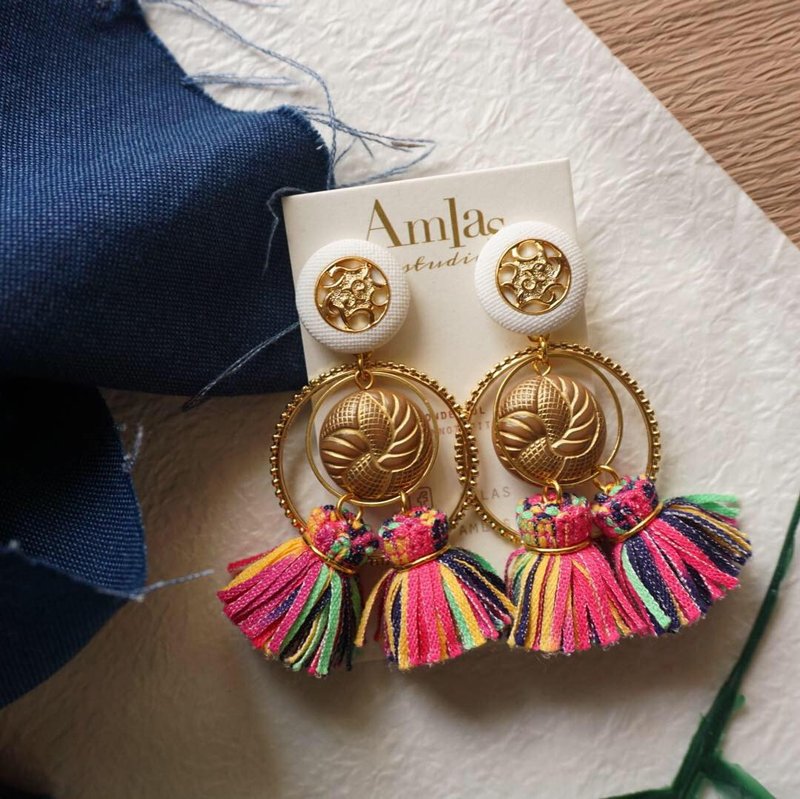 Summer Color Double Susu Earrings