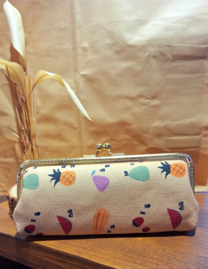 設計款印花眼鏡包-台灣果香 - 眼鏡盒/眼鏡布 - 聚酯纖維