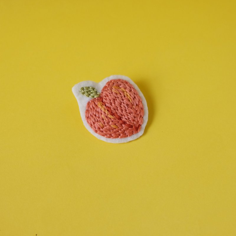 Summer Peach Brooch