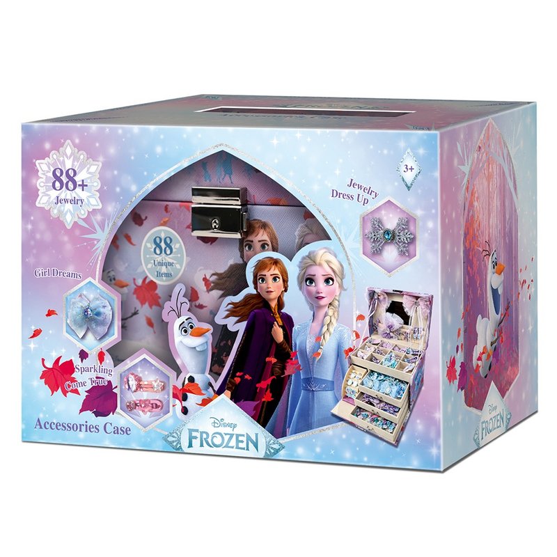 迪士尼冰雪奇緣髮飾禮盒 生日 聖誕禮物 女孩禮物 - 髮夾/髮圈 - 其他材質 多色