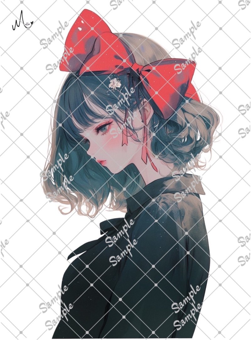 オリジナル人物ステッカー10月新作 - 貼紙 - 紙