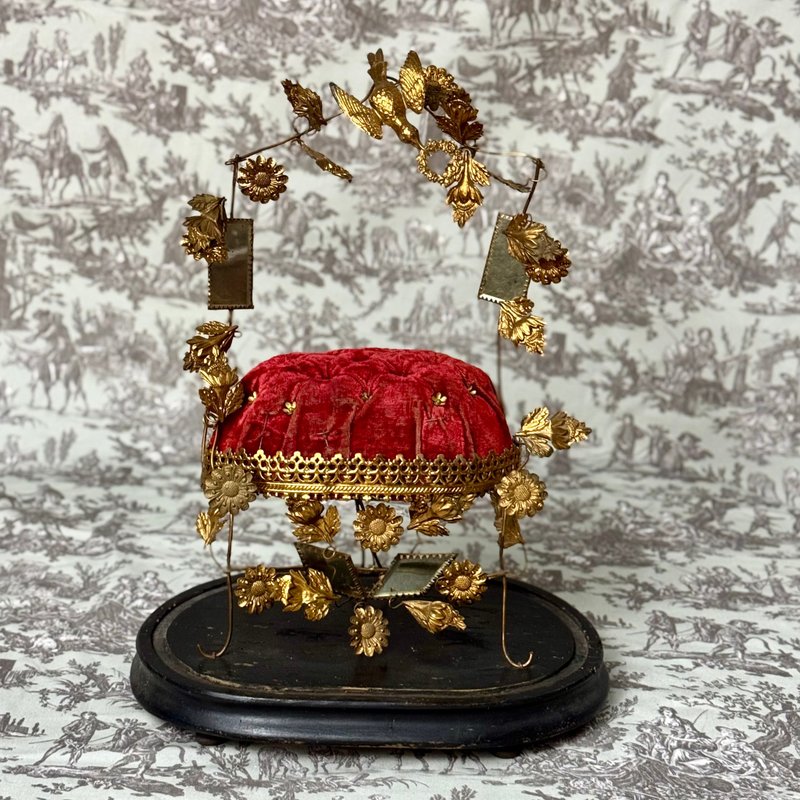 50742-稀有絕美19世紀法國婚禮紀念品 珠寶展示檯收納檯 - 調味罐/醬料罐 - 其他材質