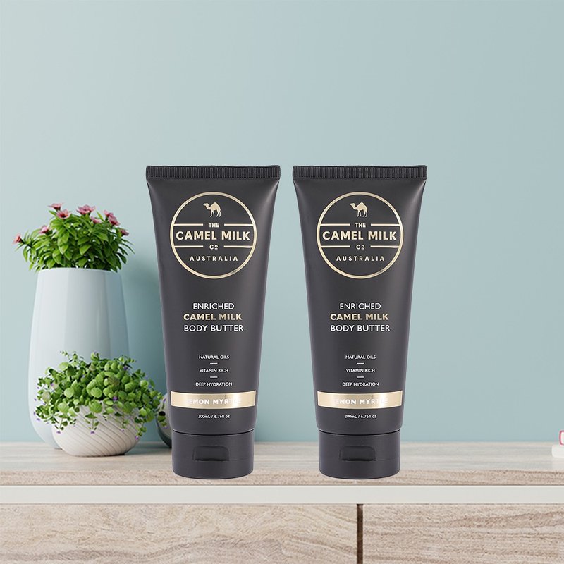 Camel milk body nourishing cream value group (lemon myrtle x2