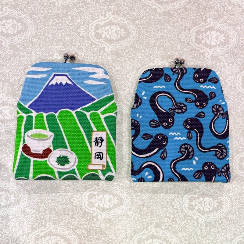 京都綾小路平口口金包-靜岡富士山 - 零錢包/小錢包 - 其他材質
