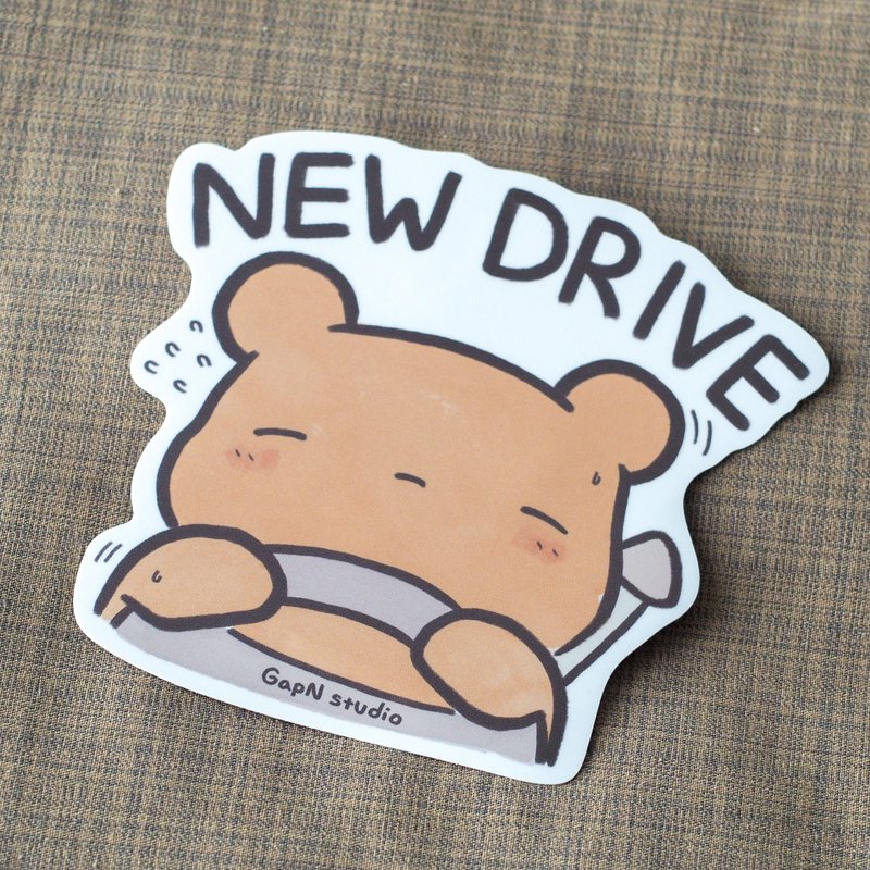 สติ๊กเกอร์ติดรถมือใหม่หัดขับ New Drive - gapN studio