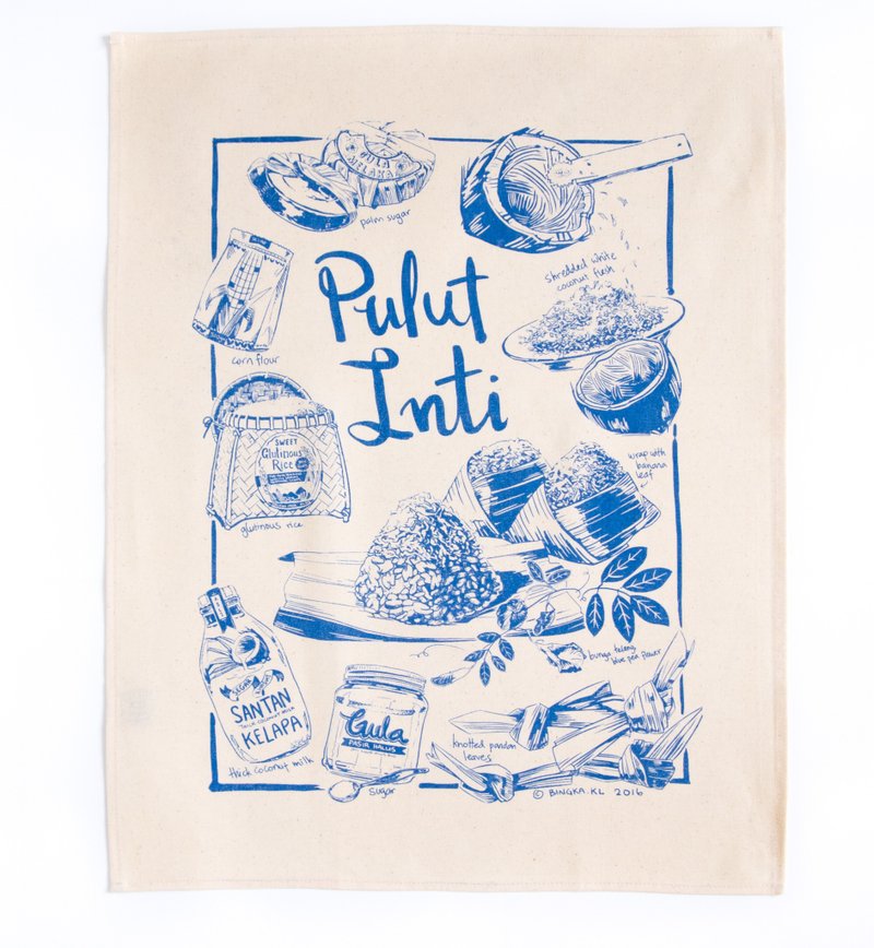 Pulut Inti Tea Towel