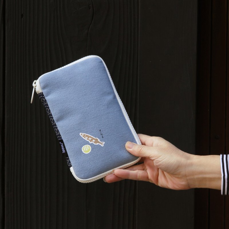 Kyoto Season Color │ Passport Storage Bag ‧ Saury