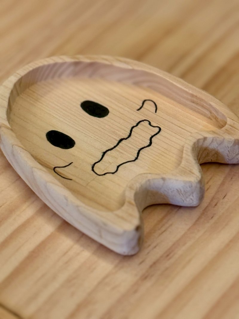 MOUSHENG  小鬼魂托盤 - 居家收納/收納盒/儲物盒 - 木頭