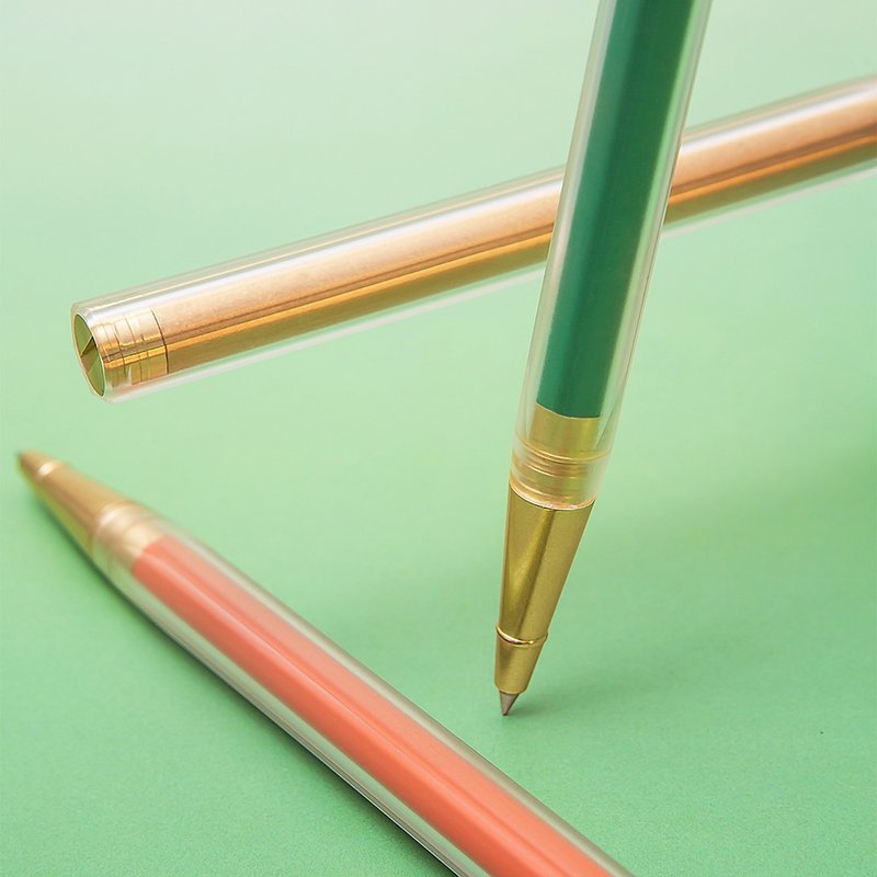 【透明鋼珠筆】風格核心系列 / 三色 - 鋼珠筆 - 壓克力 多色