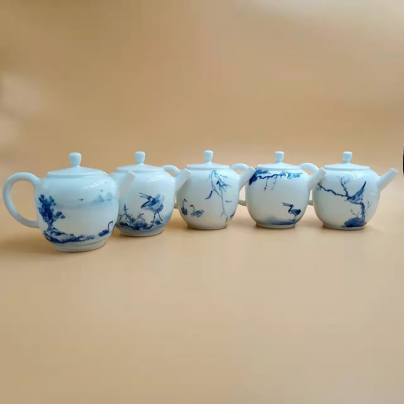 青花 高風壺